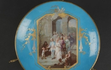 MANIFATTURA FRANCESE DEL XIX SECOLO Porcelain plate