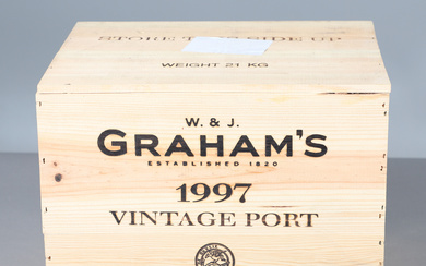 GRAHAM'S VINTAGE PORT 1997 - CASED.