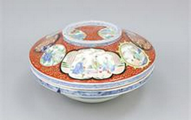 Imari lidded bowl, Japan, late 19th century, decoration
