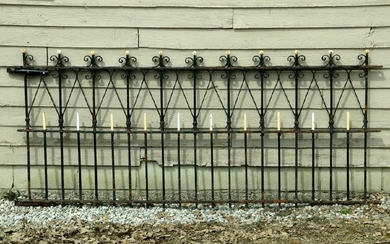 PR OF CAST IRON FENCE SECTIONS