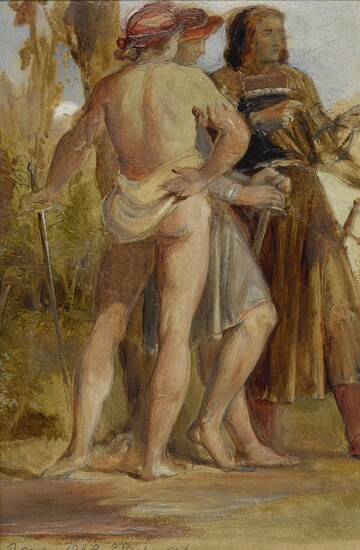 STUDY OF SOLDIERS, George Richmond, R.A.