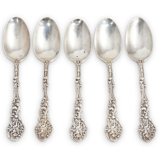 (5pcs) Gorham Sterling Silver Spoons