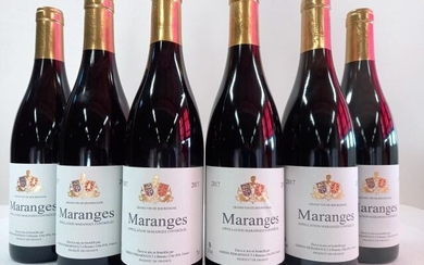 6 bouteilles de Bourgogne Rouge Maranges... - Lot 16 - Enchères Maisons-Laffitte