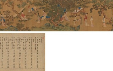 TEN BEAUTIES, Attributed to Qiu Ying