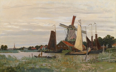 UN MOULIN À ZAANDAM, Claude Monet