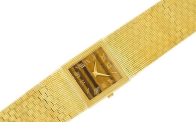 Gold and Tiger's Eye Wristwatch, Piaget