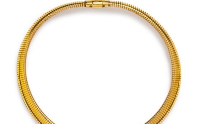 A 14 Karat Yellow Gold Tubagas Necklace, Forstner