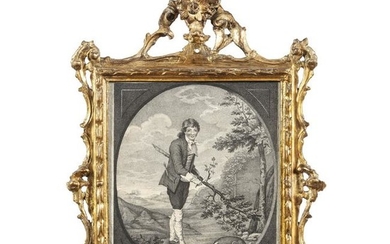 A 18th century Venetian gilt wood frame