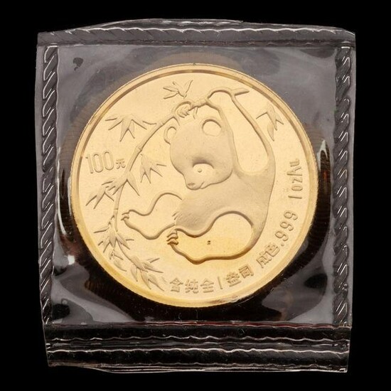 A 1985 CHINESE 1 OZ. GOLD PANDA COIN