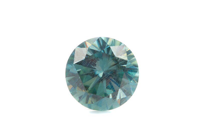 A CERTIFICATED UNMOUNTED MOISSANITE