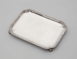 A Düsseldorf silver tray