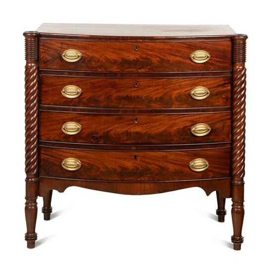 A Federal Mahogany Chest of Drawers