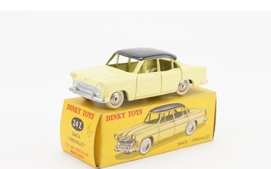 A French Dinky No: 24Z "Simca Versailles" in Yellow with a B...