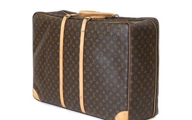 A Louis Vuitton monogrammed canvas 'Sirius 70' soft-sided suitcase