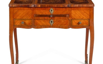A Louis XV Style Marquetry Poudreuse
