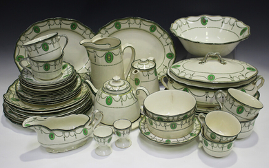 A Royal Doulton Countess pattern part service, comprising tureen and two covers, five dinner plates