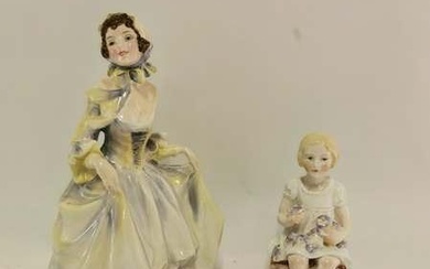 A Royal Doulton lady 'Suzette' RdNo770297, together with a Royal...