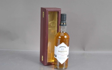 A bottle of Scott's Selection Craigellachie 1982 single Highland malt