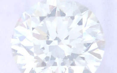 A brilliant cut diamond, weighing 0.34ct. Within IGI security seal