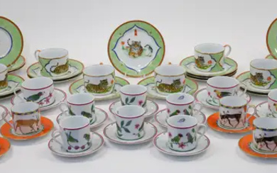 A group of Lynn Chase porcelain tea services, late 20th century, comprising:...