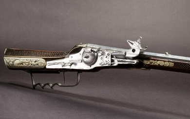 A military wheel-lock rifle by Balthasar Dressler in