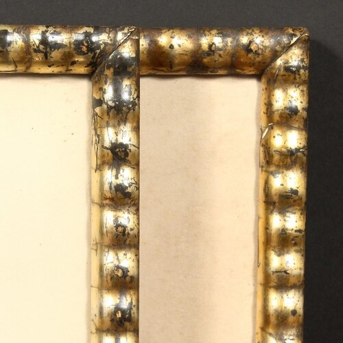 A pair of 19th Century silvered frames, rebate size - each 2...