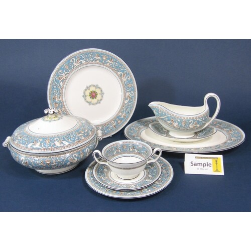 A quantity of Wedgwood Florentine pattern dinnerwares compri...
