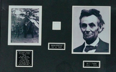 Abraham Lincoln's Hair #84 of 300 W/Portraits