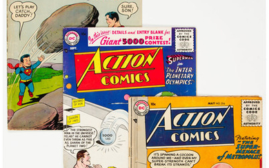 Action Comics Group of 6 (DC, 1956). Includes issues...