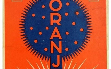 Advertising Poster Matches Oranje Boven