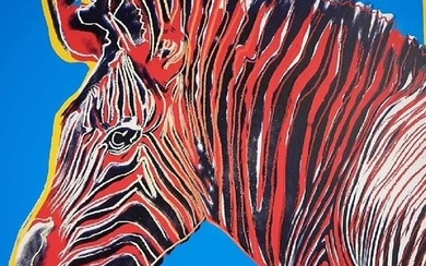 After Andy Warhol Grevy Zebra