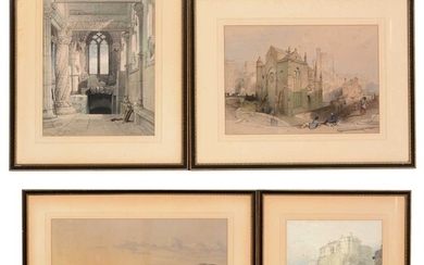 After David Robert and William Leitch - Lithographs