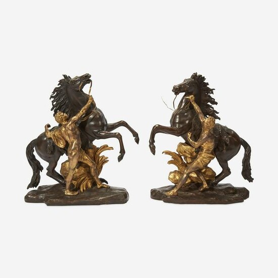After Guillaume Coustou (French, 1677-1746) A Pair of