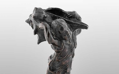 After Severo da Ravenna (1496-1538?): Bronze Figure of a Cherub,...