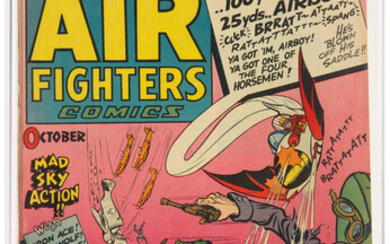 Air Fighters Comics V2#1 (Hillman Fall, 1943) CGC VG/FN...