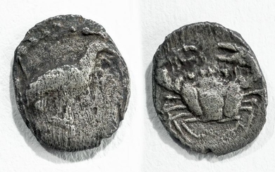 Akragas, Sicily Silver AR Litra, 0.6 grams