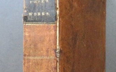 Alexander Pope, Complete Poetical Works, Early US Edition 1830