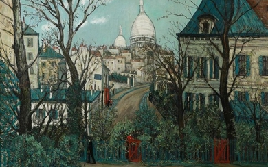 Alphonse Leon Quizet 1885-1955 (French) Urban landscape