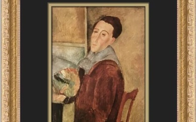 Amedeo Modigliani Self-Portrait Custom Framed Print