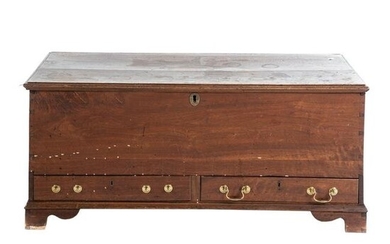 American Chippendale Walnut Blanket Chest