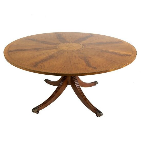 American Classical Style Round Inlaid Table