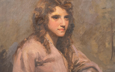 American School (19th/20th century) Portrait of Seated Woman