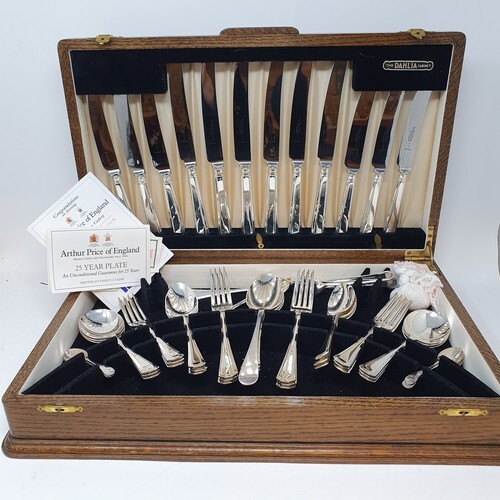 An Arthur Price canteen of cutlery, and other items