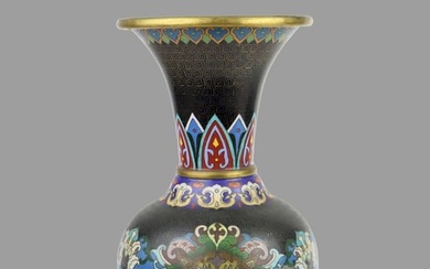 An Early 20th Century Chinese Cloisonne Vase