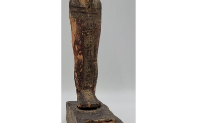 An Early Antique Egyptian Carved Wood Figure