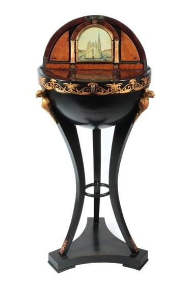 An Importatnt and very rare empire viennese globe table
