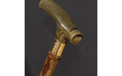 An early 20th century novelty walking stick, by Brigg, Londo...