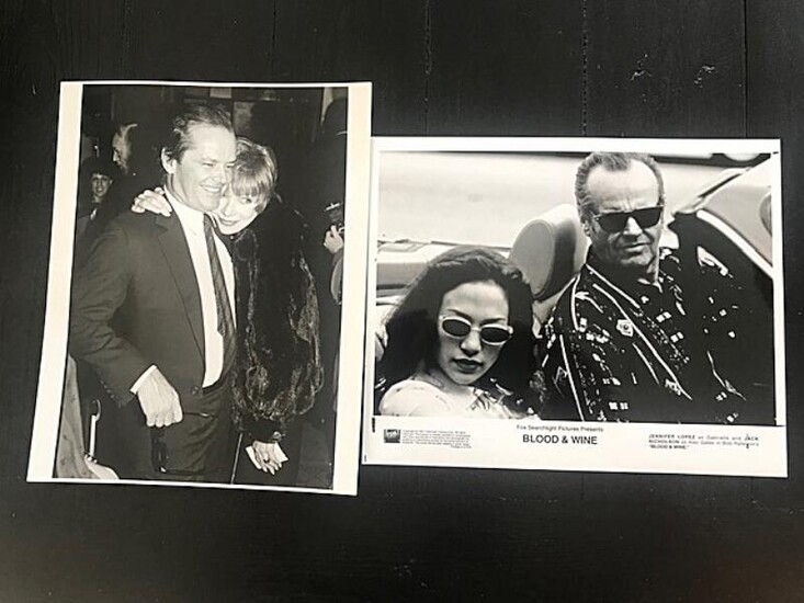 NOT SOLD. An original b/w press phgotograph of Jack Nicholson and Shirley MacLaine from 1984. – Bruun Rasmussen Auctioneers of Fine Art