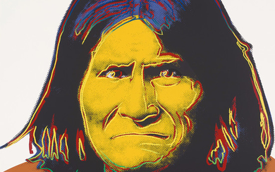 Andy Warhol, Geronimo, from Cowboys and Indians