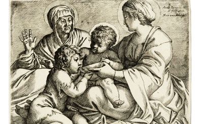Annibale Carracci (Bologna, 1560 - Roma, 1609) Madonna della scodella....